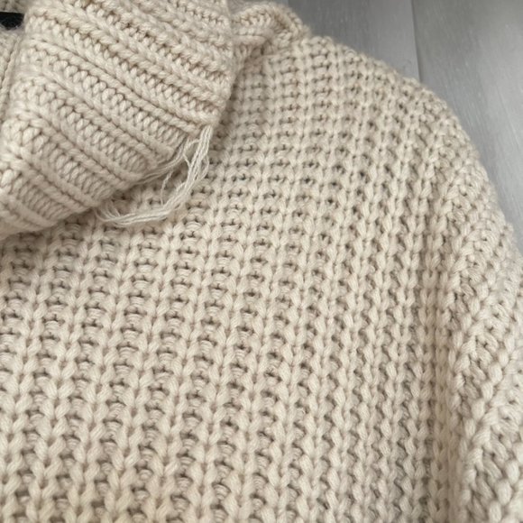 Creme Turtleneck Sweater - Picture 2 of 4